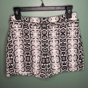 Express Snakeskin pattern shorts